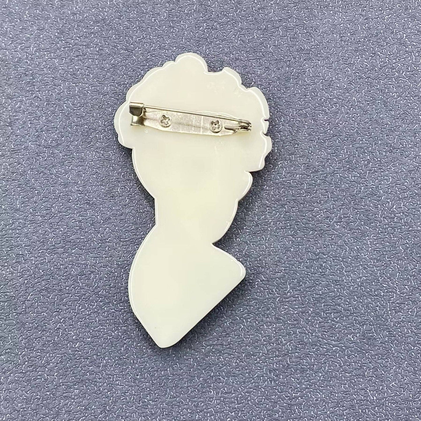 Creative Beauty Portrait Acrylic Brooch