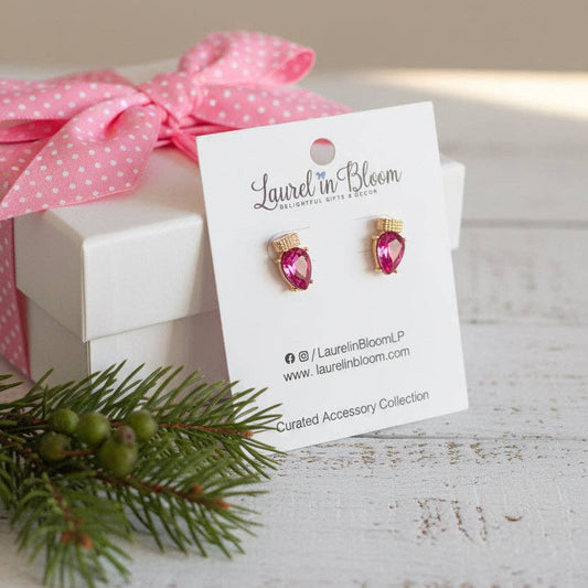 Retro Christmas Bulbs Holiday Earrings