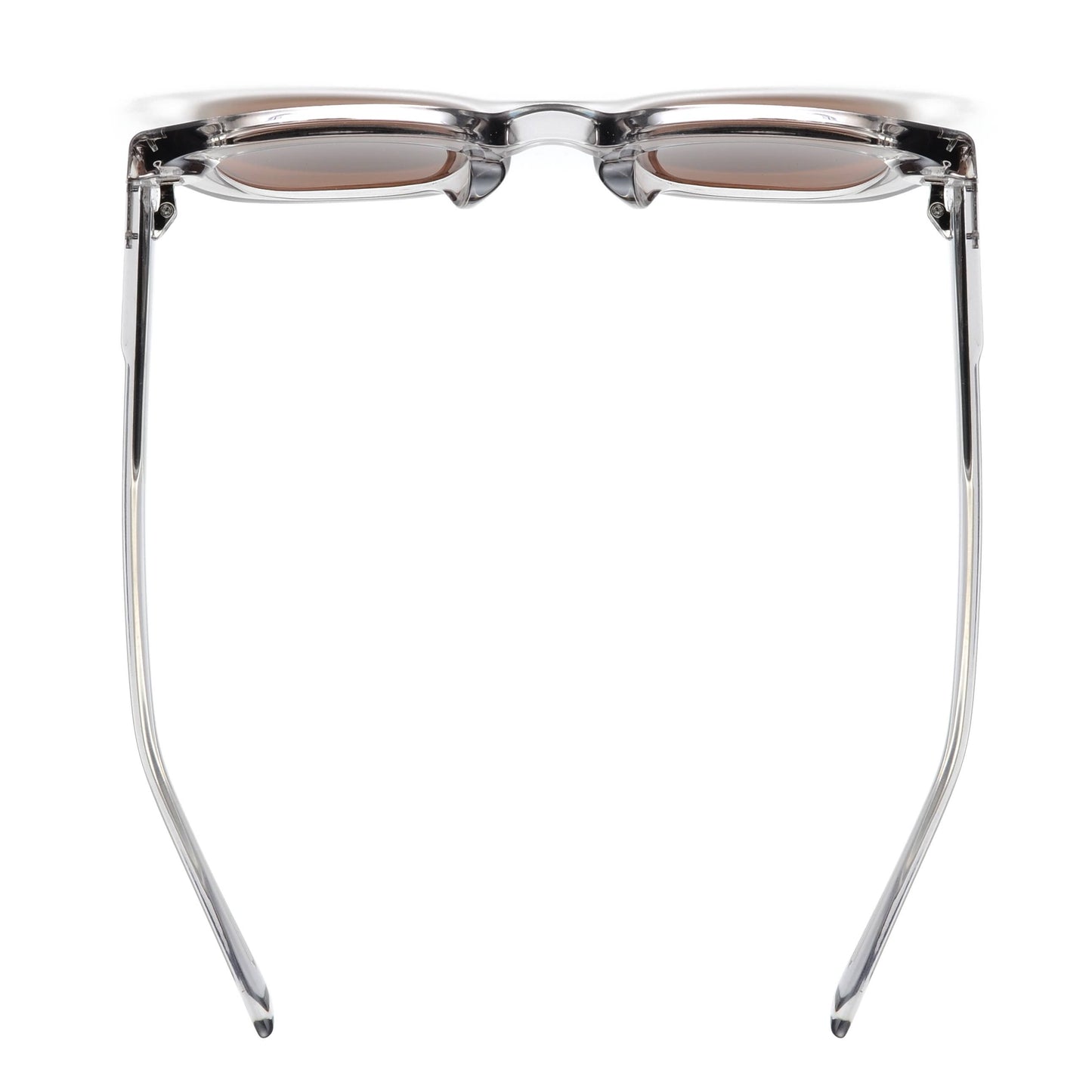 Sunglasses - RAVI |Transparent Grey | Brown Lens
