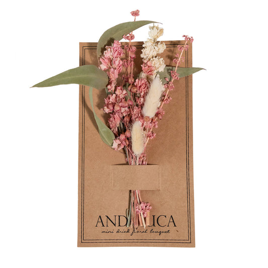 Pink & White Floral Mini Bouquet #132