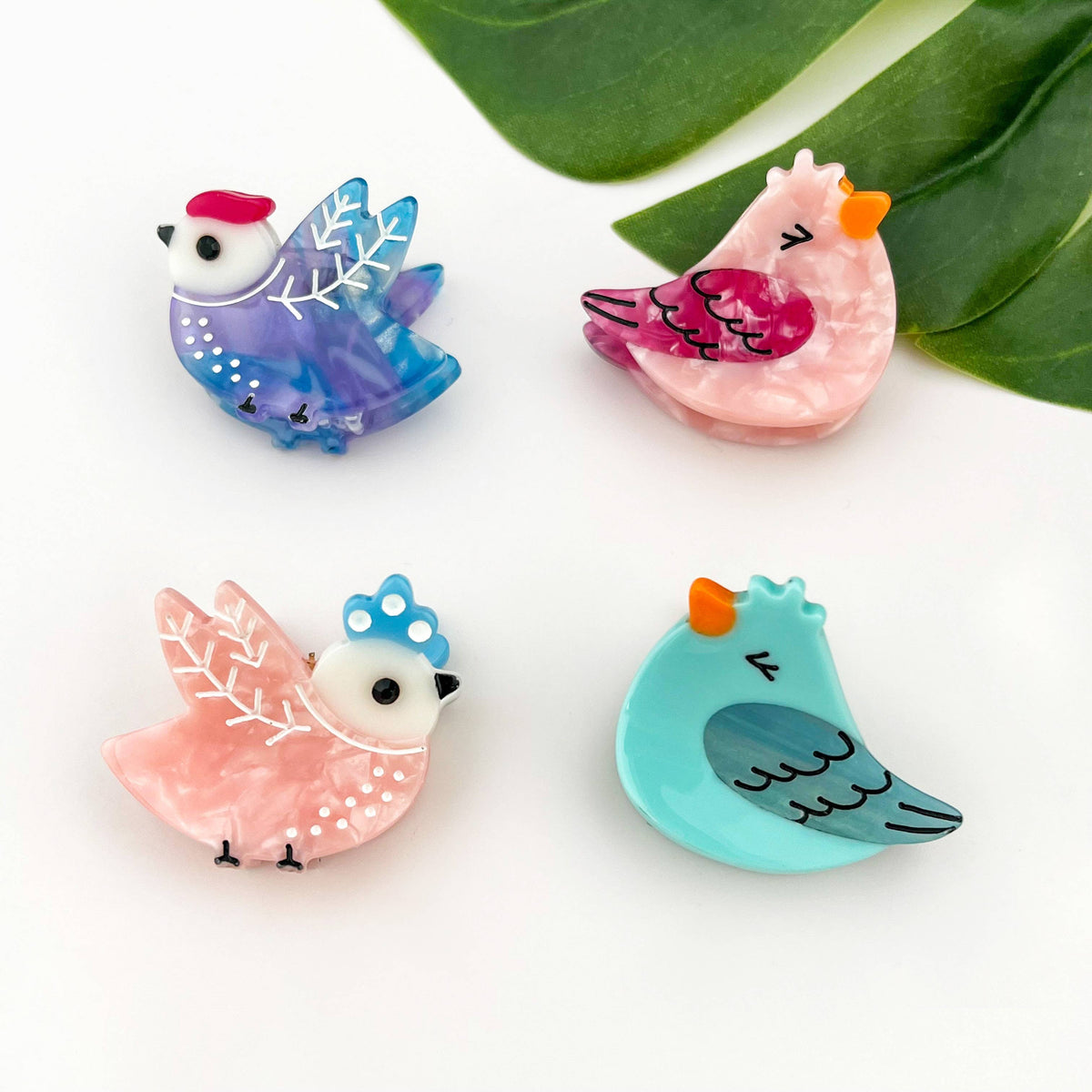 Mini Bird Hair Claw Clip