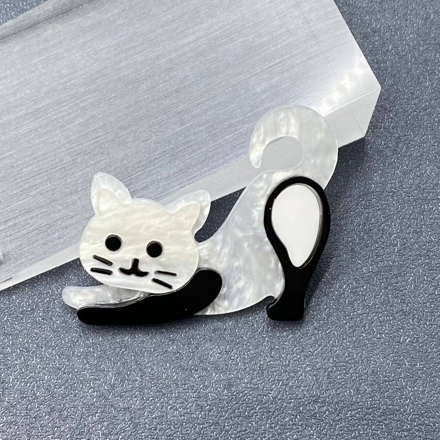Cat Acrylic Brooch