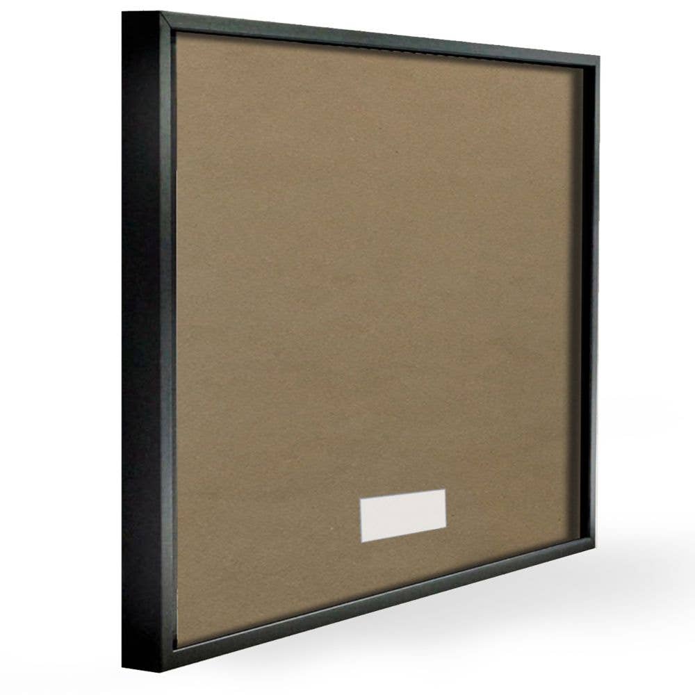 Abstract Row Boat Framed