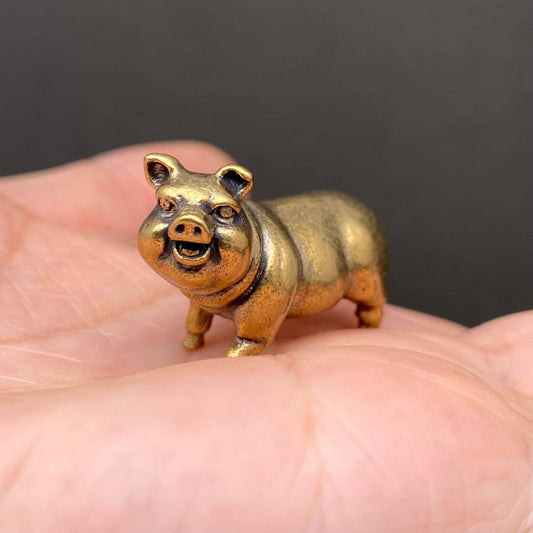 Brass Pig Crafts Decoration Desktop Ornaments