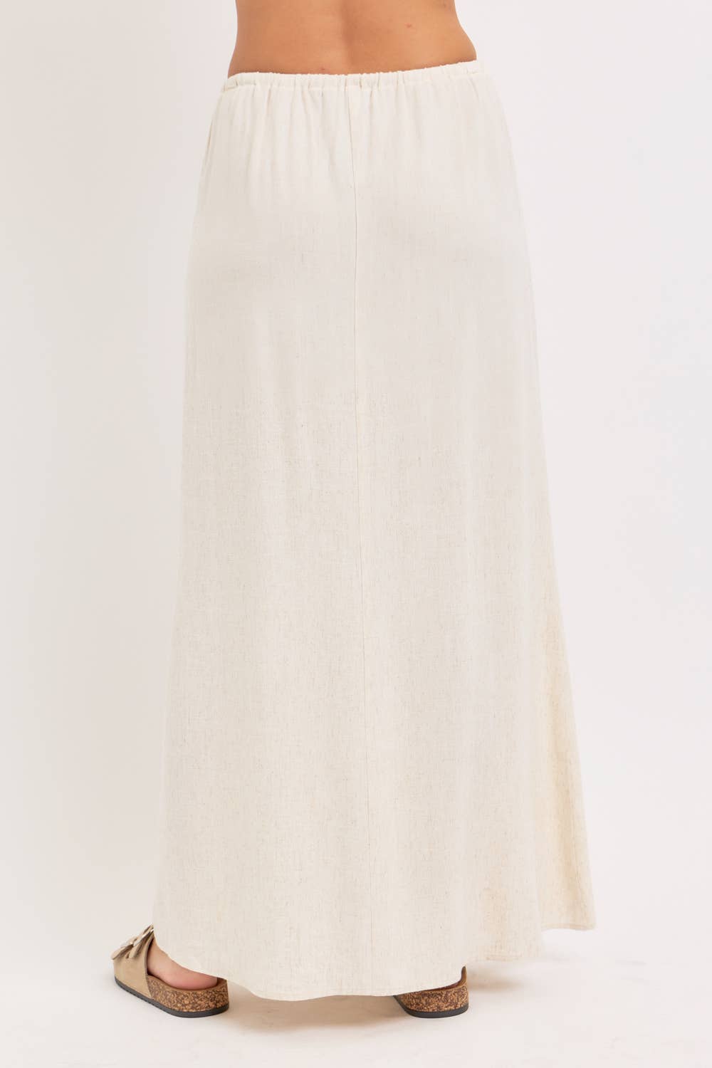 LINEN PULLOVER MAXI SKIRT