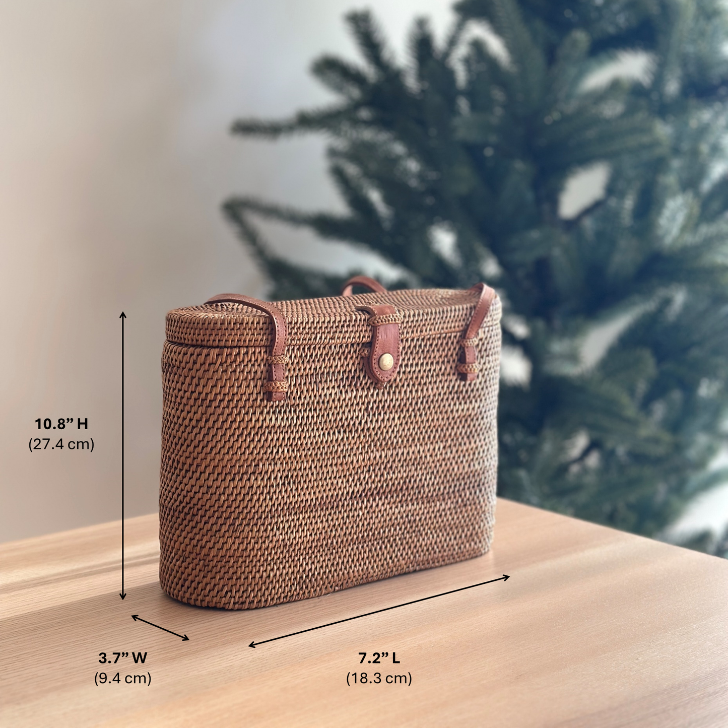 Bali Rattan Handbag - Melina