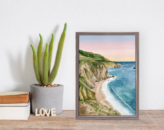 Lovely Landscapes - Big Sur Mini Framed Canvas
