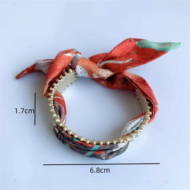 Vintage Matte Gold Open Bangle Bracelet