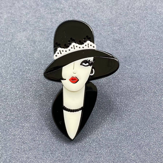 Creative Beauty Acrylic Brooch