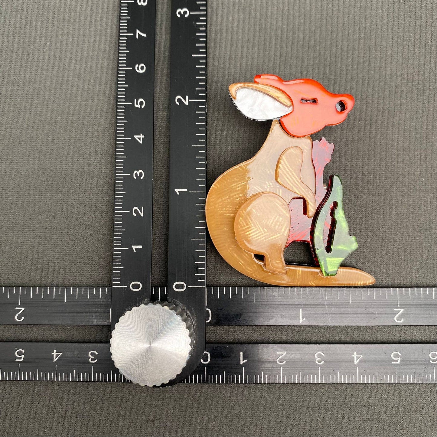 Kangaroo Acrylic Brooch