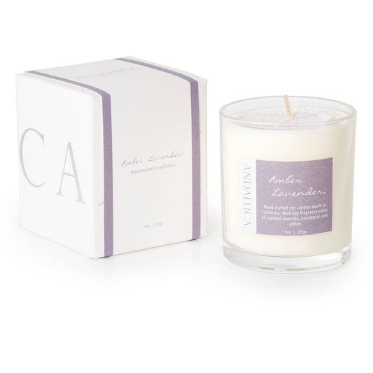 Amber Lavender 9 oz Candle