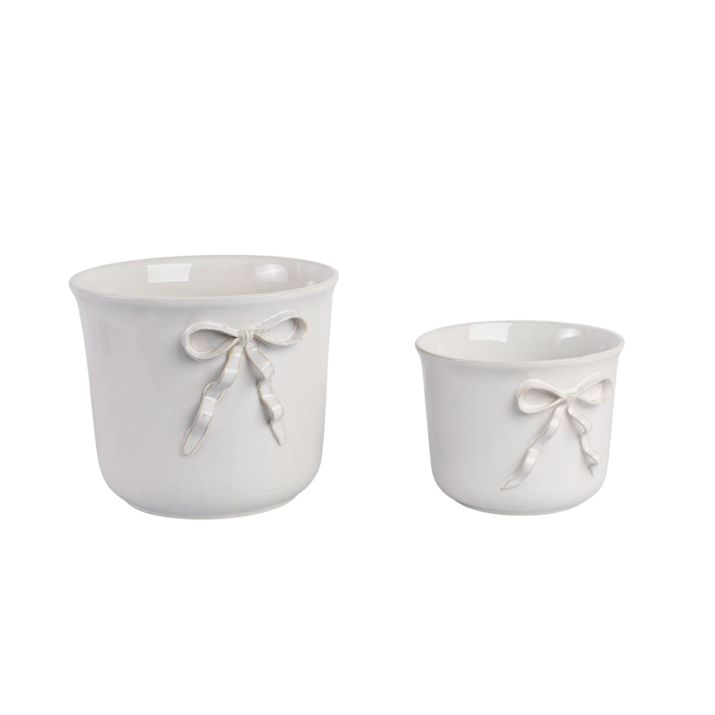 White Ceramic Pretty Bow