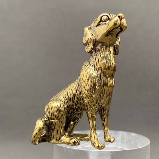 Brass Dog Crafts Decoration Desktop Ornaments