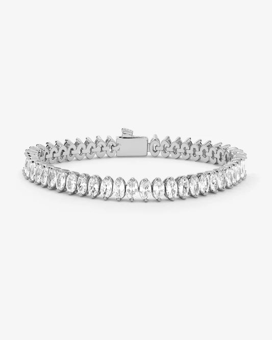Baby "She's So Fine" Tennis Bracelet - Silver