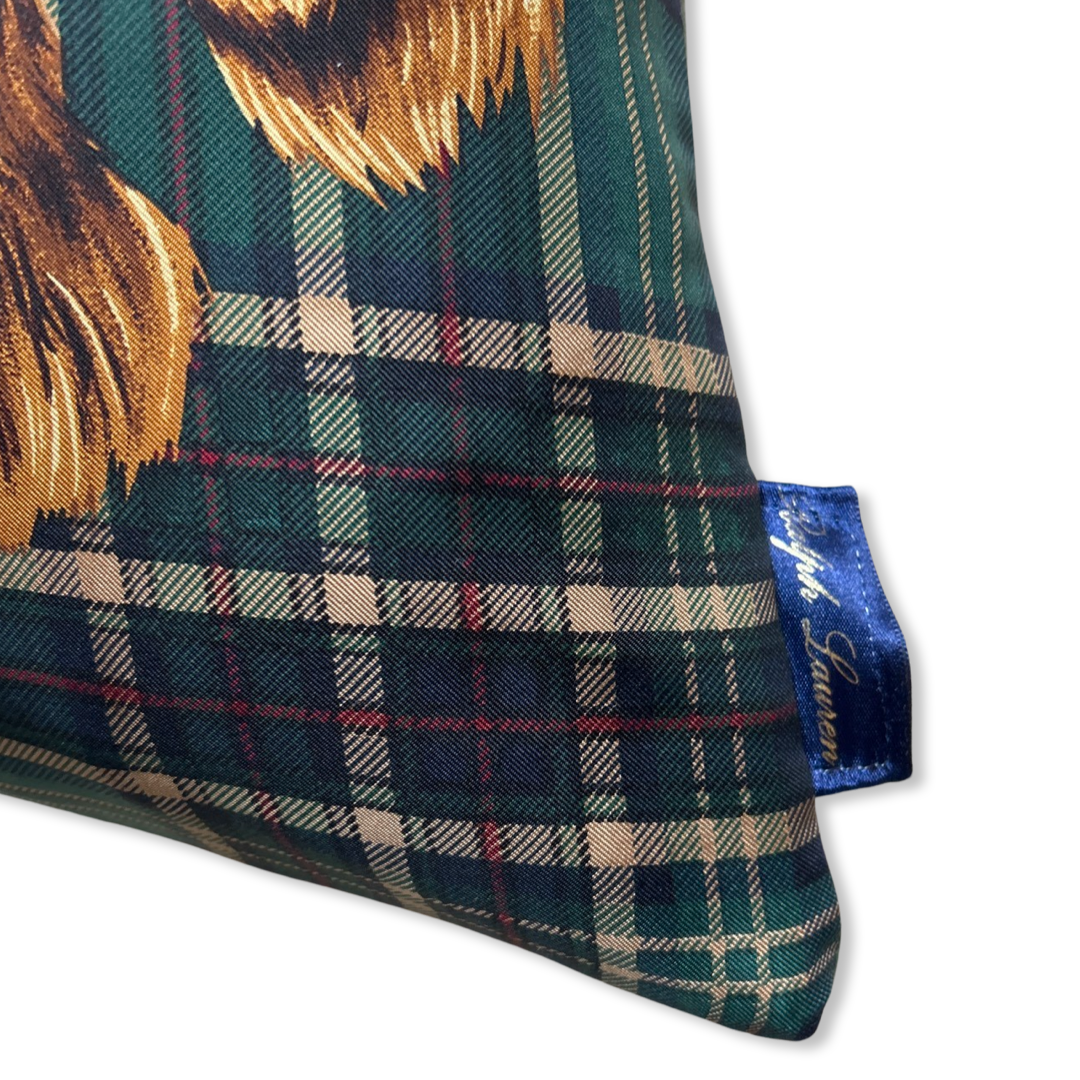 Sporting Dogs Vintage Silk Scarf Pillows