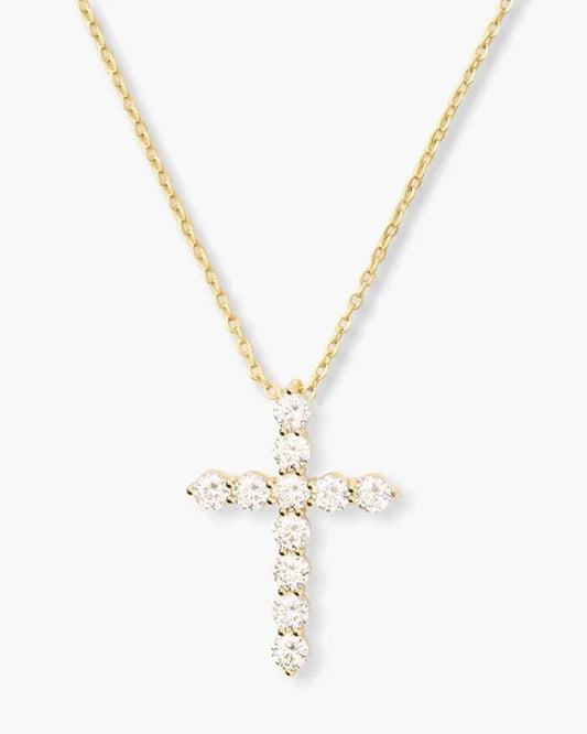 Oh She Fancy Cross Pendant 15"
