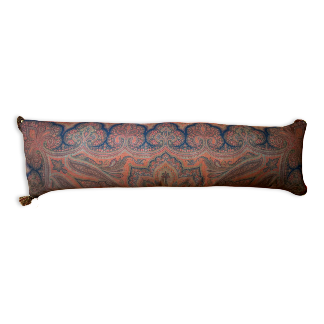 Cinnabar Paisley Vintage Cashmere Scarf Pillows