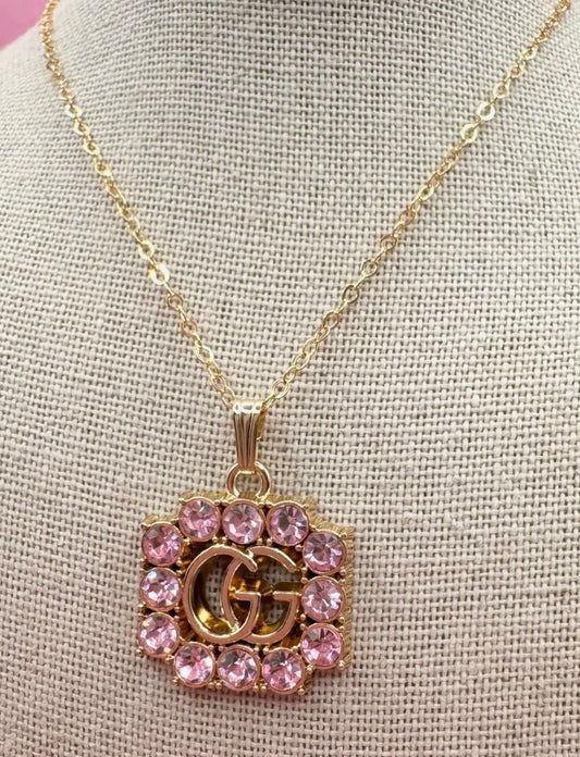 14k Gold Gucci Upcycled Necklace