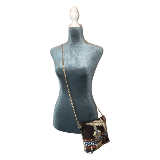 Haute Parure Vintage Scarf Crossbody Bag