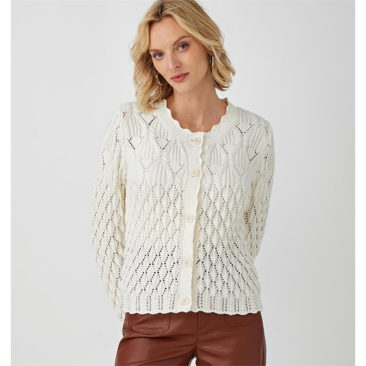 Pointelle Cardigan