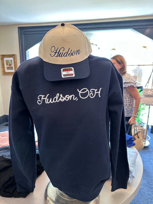 Custom Embroidered Hat, Two Tone Hat, Hudson, OH