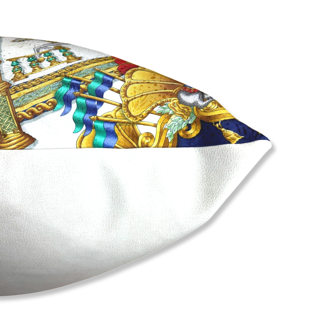 Luna Park Vintage Silk Scarf Pillows 24"