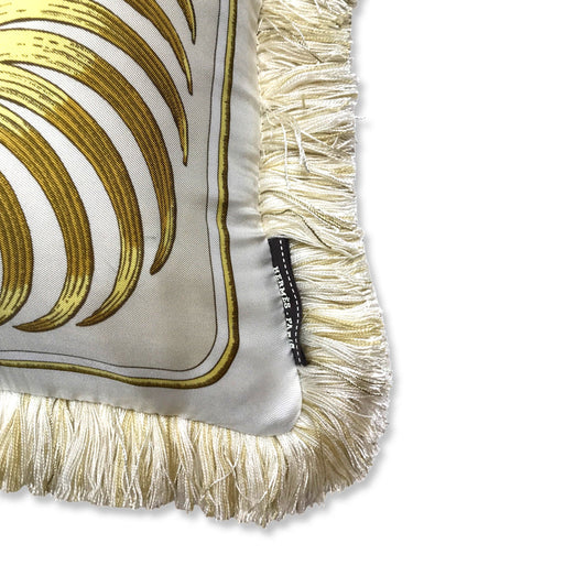 Tigre Royal Vintage Silk Scarf Pillow 19"