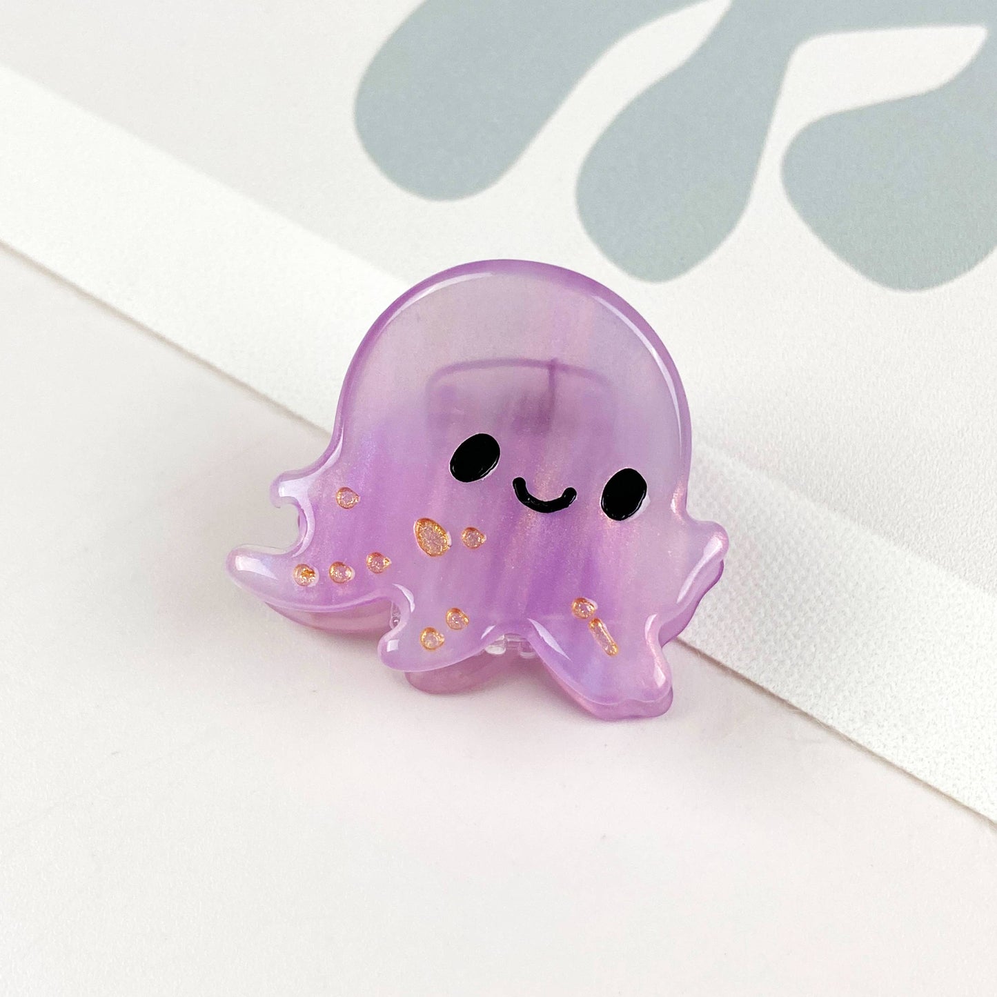 Mini marine life hair clip crab conch claw clip