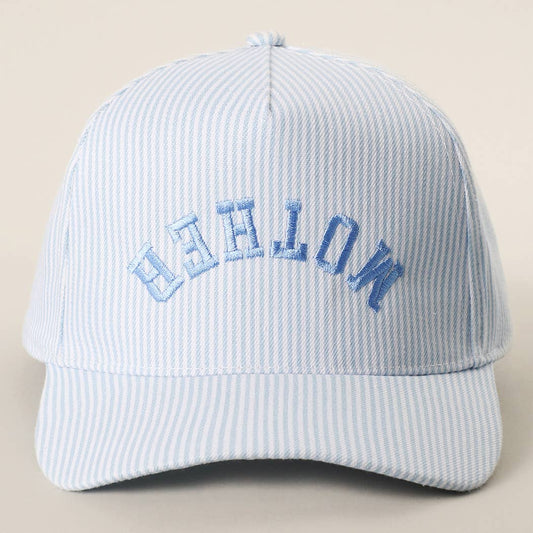 MOTHER UPSIDE DOWN Embroidered Trucker Hat