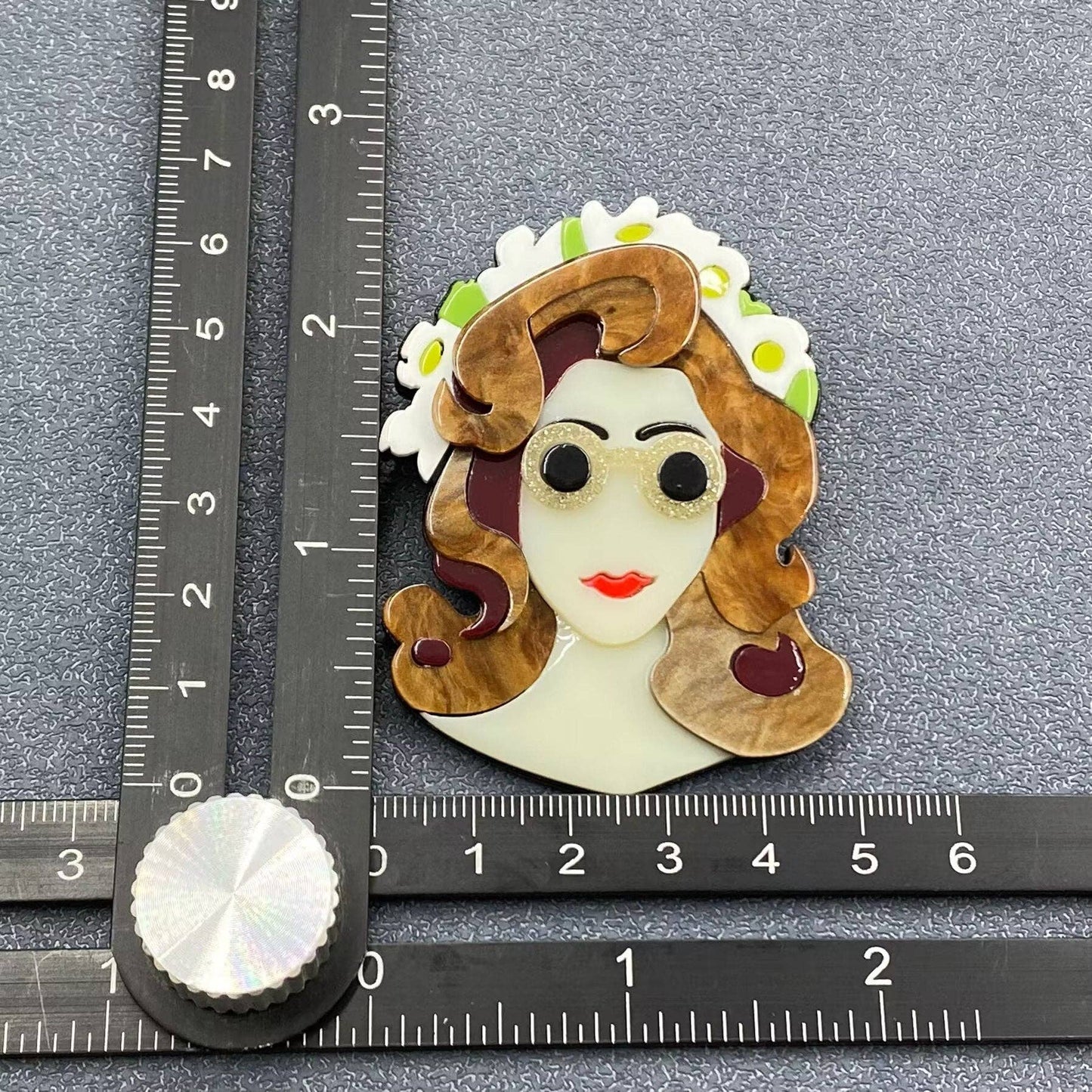 Creative Beauty Acrylic Brooch