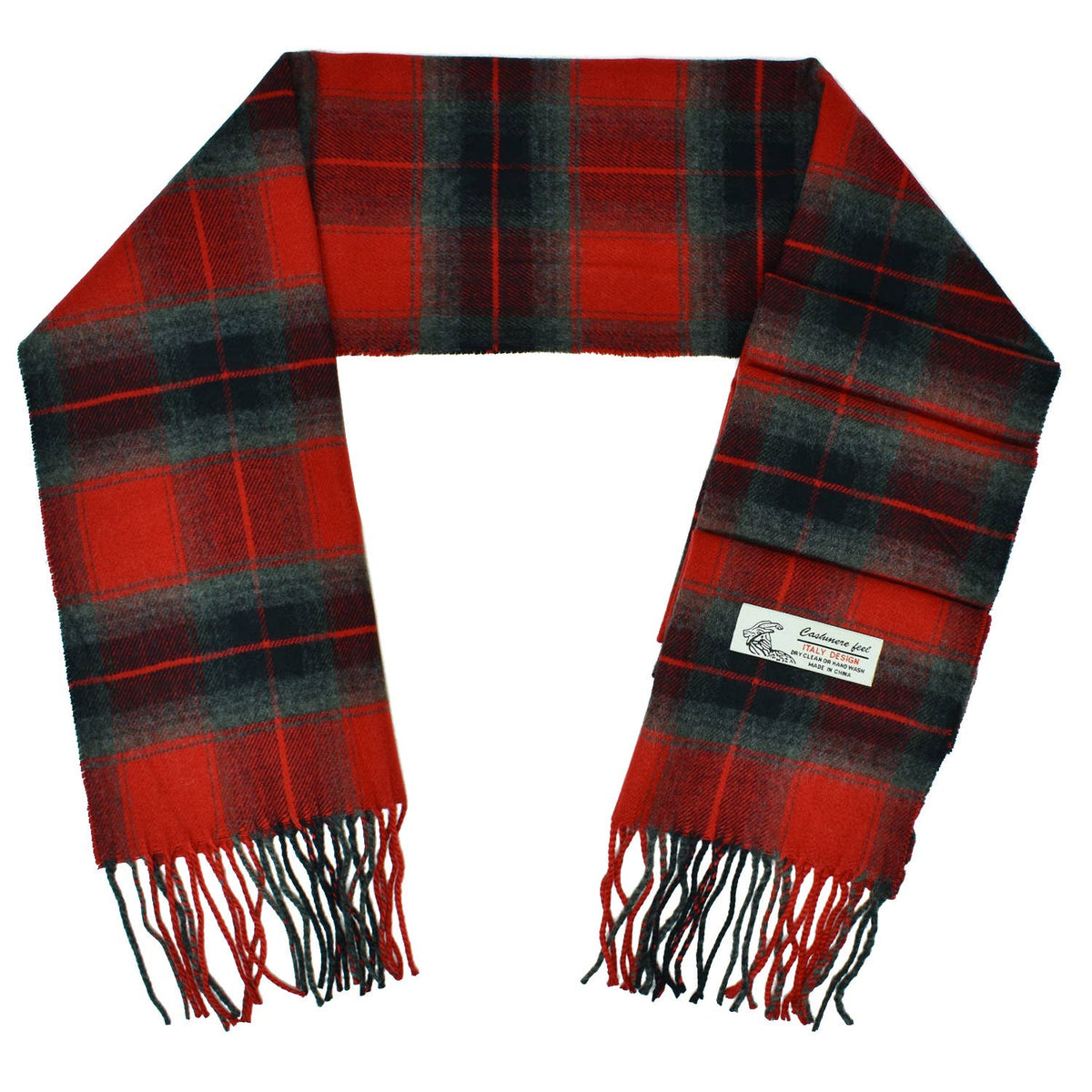 Soft Cashmere Feel Scottish-Style Plaid Winter Muffler Scarf