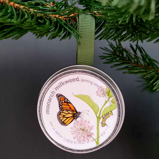 Garden Sprinkles Ornament | Monarch Butterfly Flower Garden