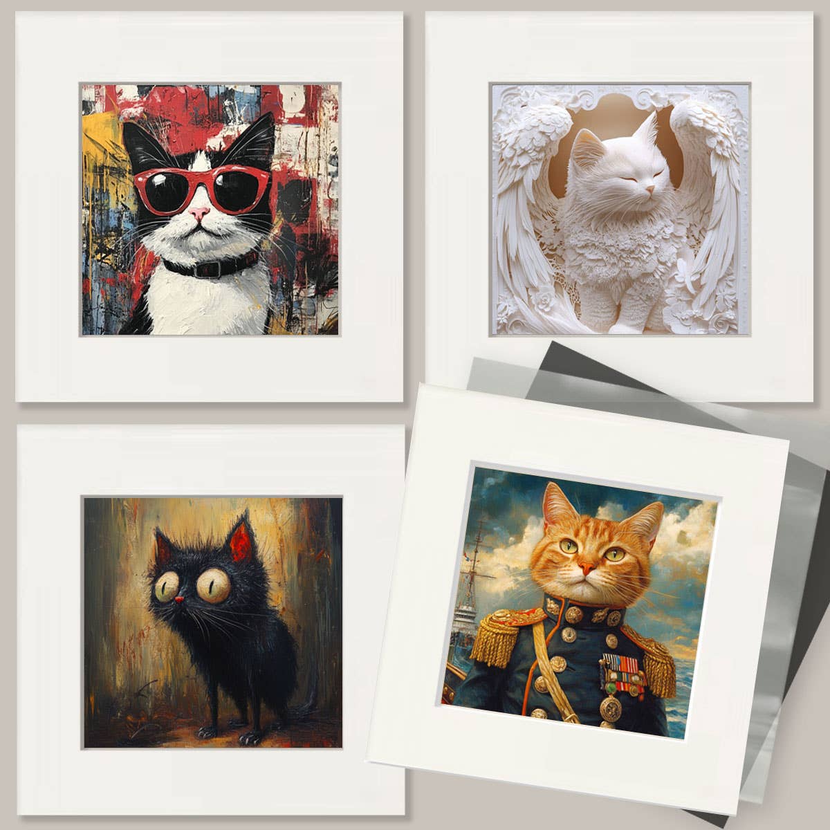 Grumpy Cat Bath Art Print - 8"x10" Artwork