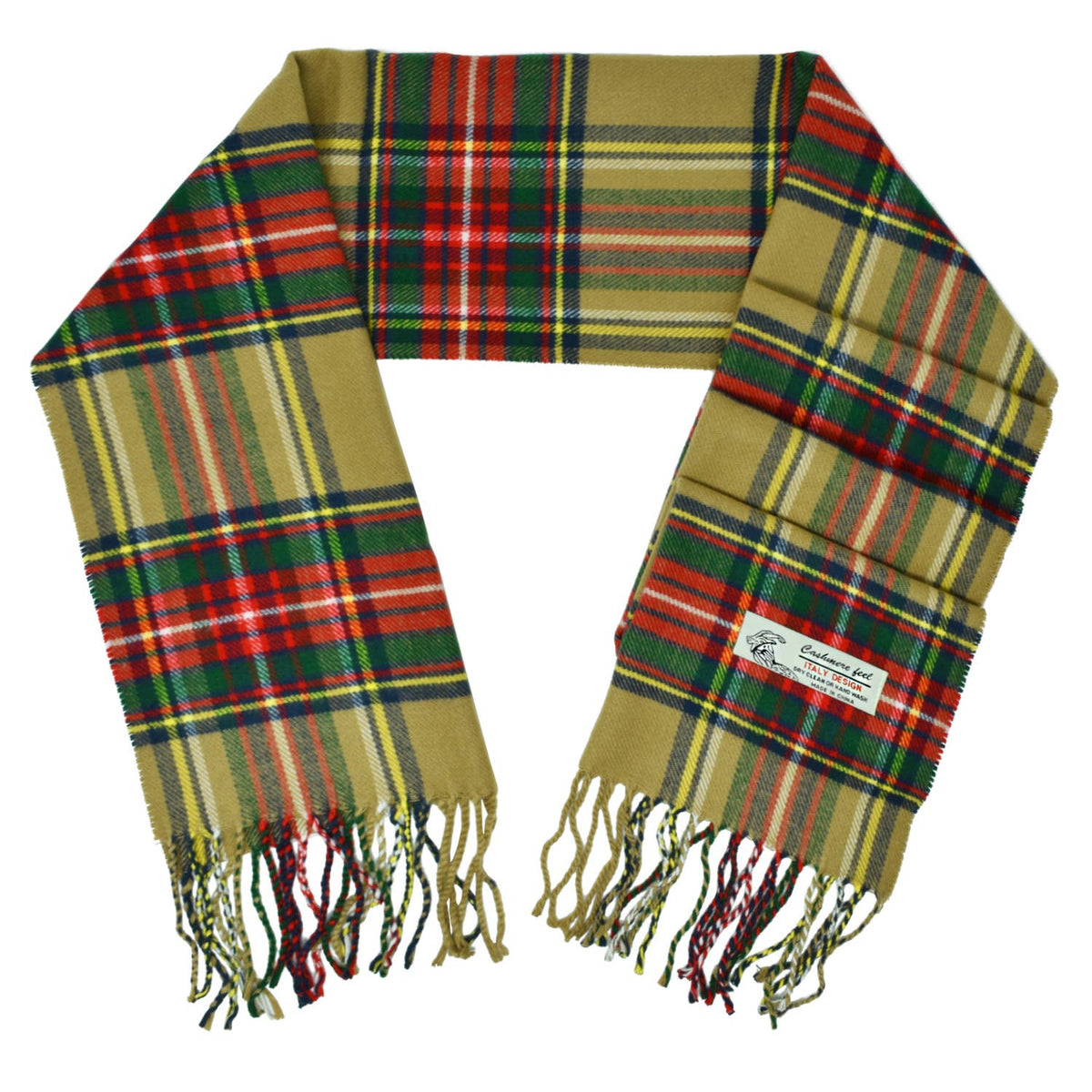 Soft Cashmere Feel Stewart Plaid Winter Muffler Scarf