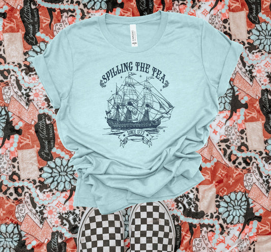 Spilling the tea Graphic tee