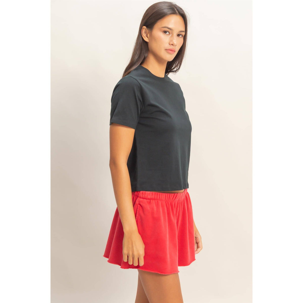 Crew Neck Cotton T-Shirt