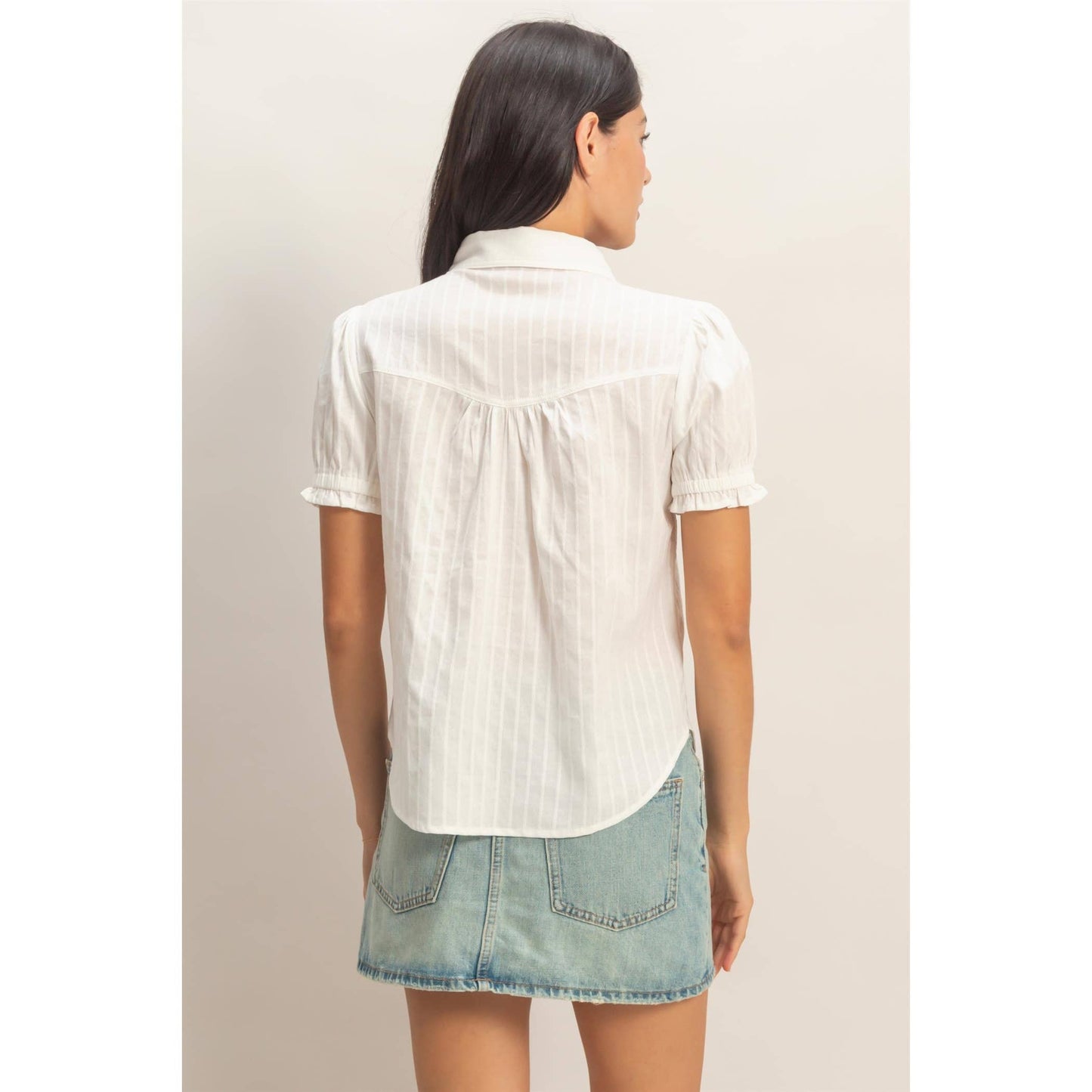 Button-Up Short Sleeve Shirt
