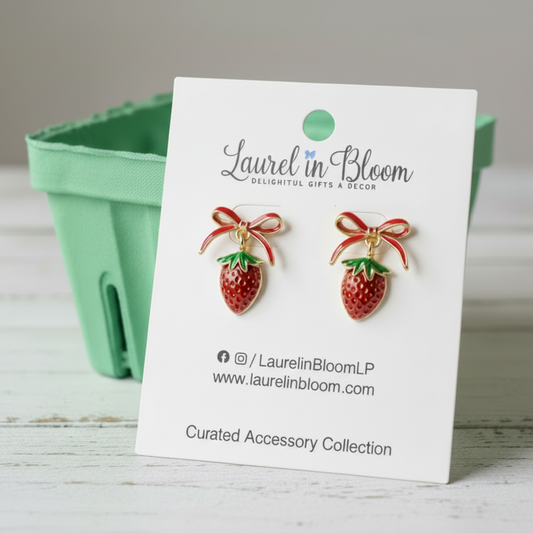 Amalfi Market Strawberry Bow Drops