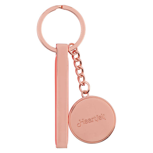 Keychain in Tin Orange Blossoms Embrace