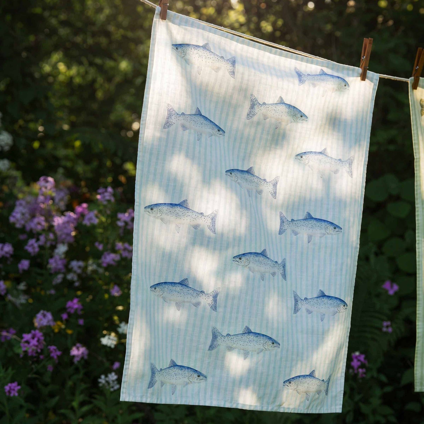 Blue Trout - Tea Towel