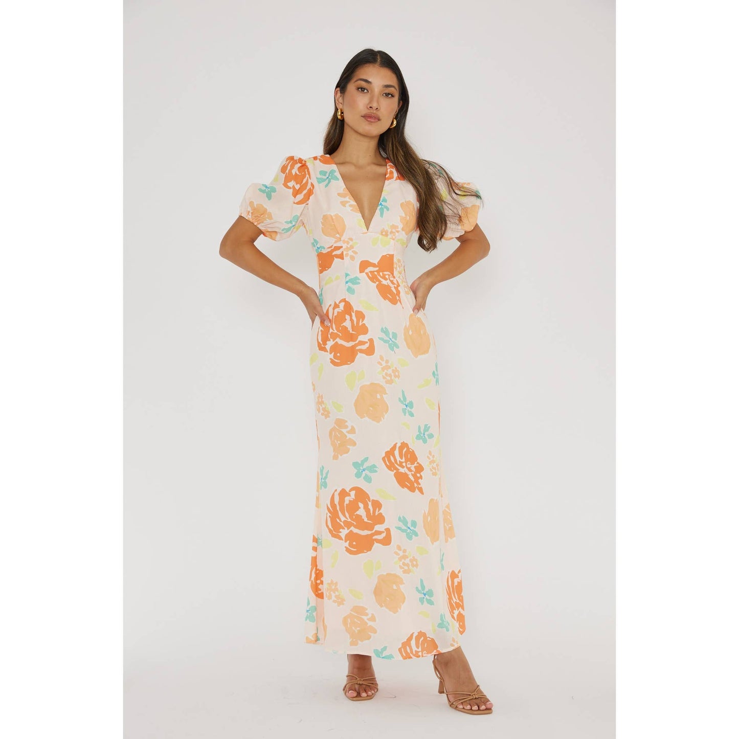 FLORAL MAXI DRESS