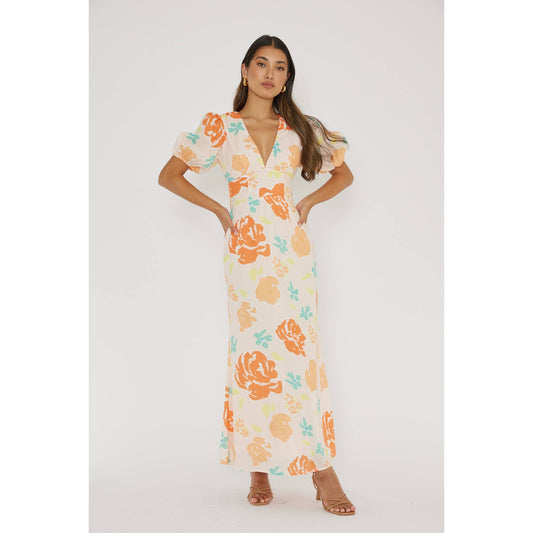 FLORAL MAXI DRESS