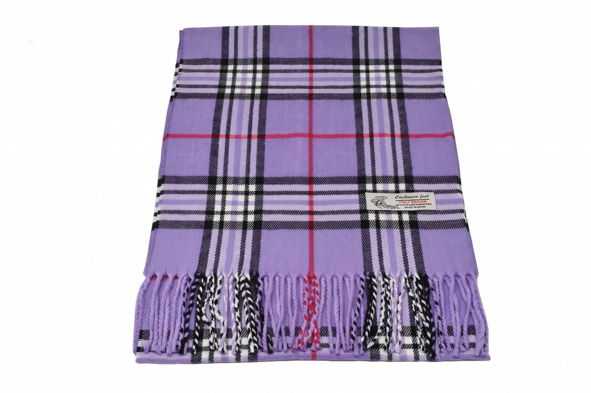 Winter Scarf Classic Tartan Plaid Soft Cashmere Feel