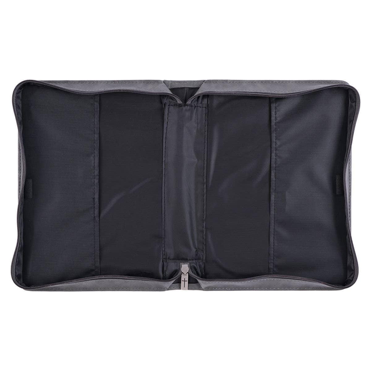Bible Cover Classic Gray/Black Trust in the Lord Prov. 3:5
