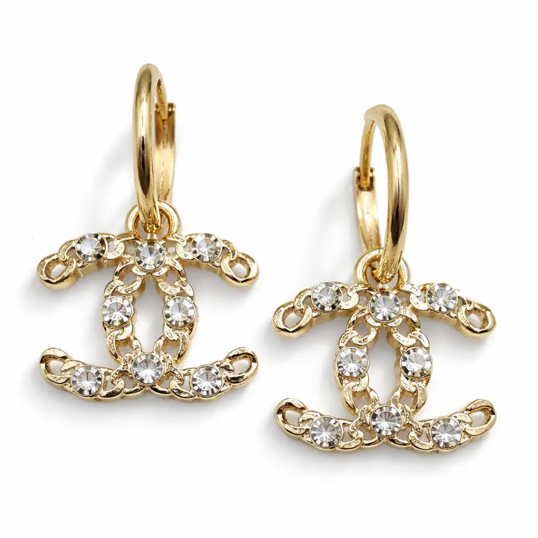 14k Gold CC Upcycled Earrings