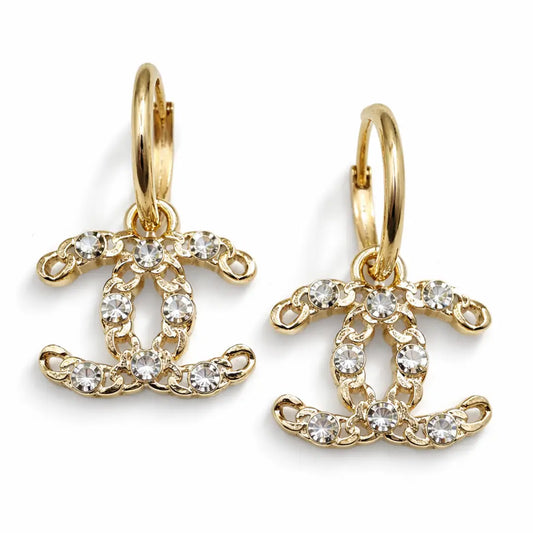 14k Gold CC Upcycled Earrings