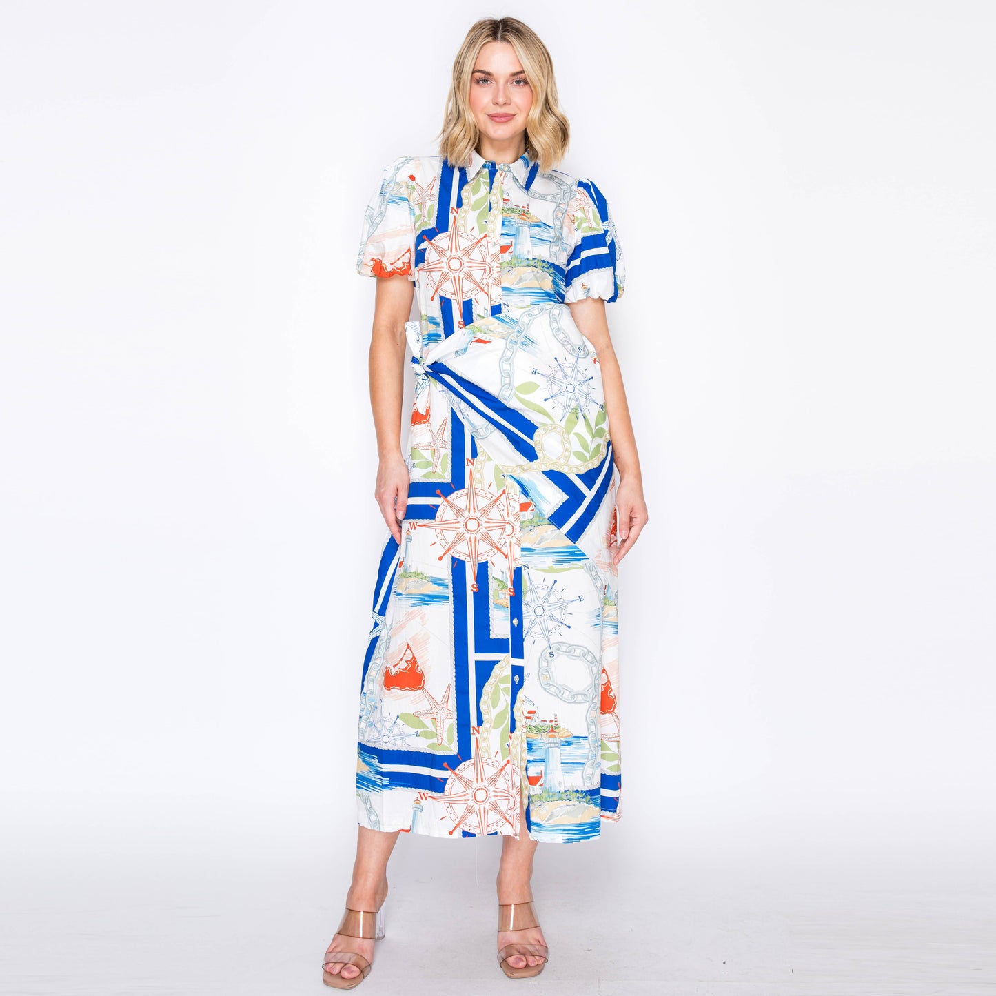 Button-Down Midi Dress