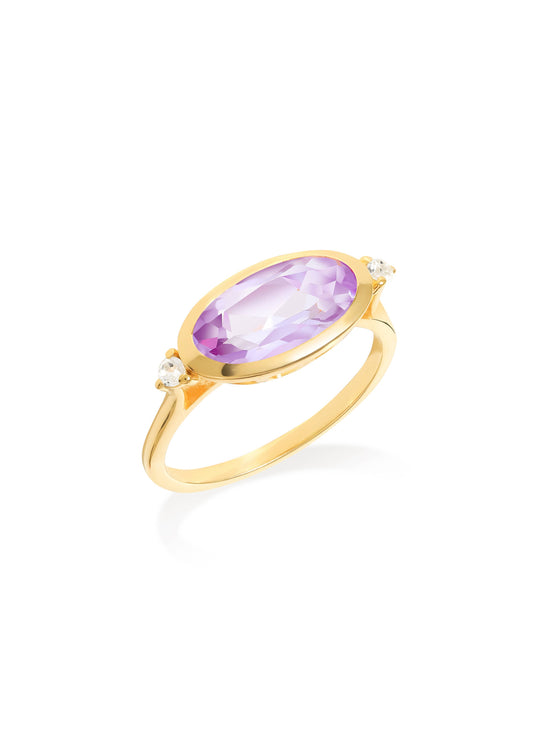 Pink Amethyst Elegance Ring