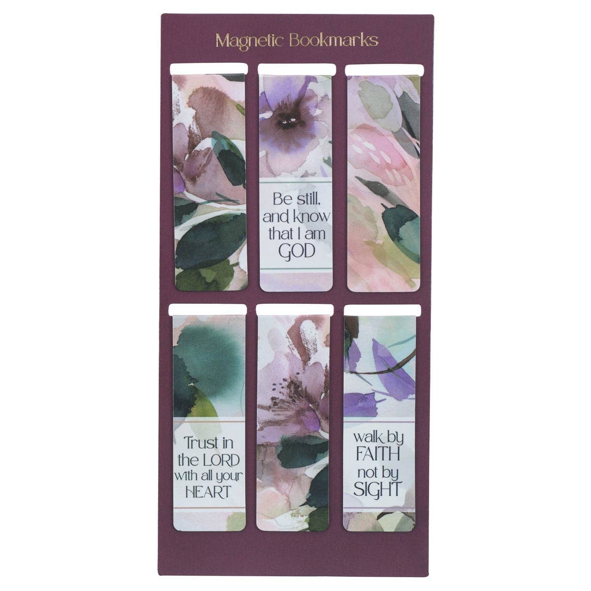 Magnetic Bookmark Set Bloom Like Flowers Prov. 3:5