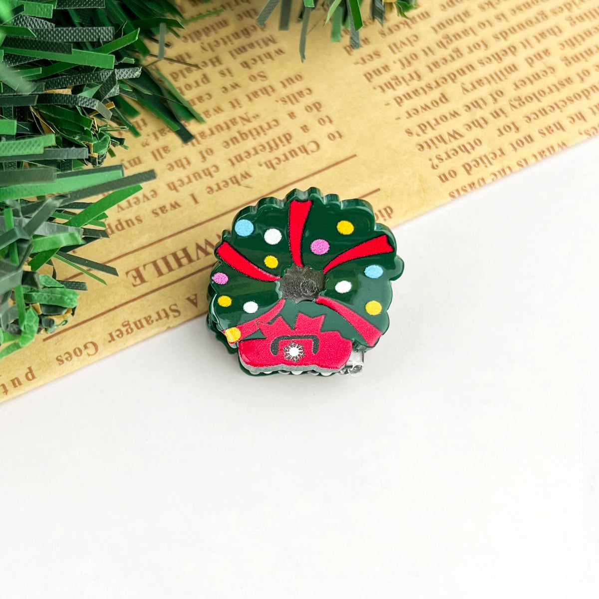 Christmas Mini Hair Claw Clip